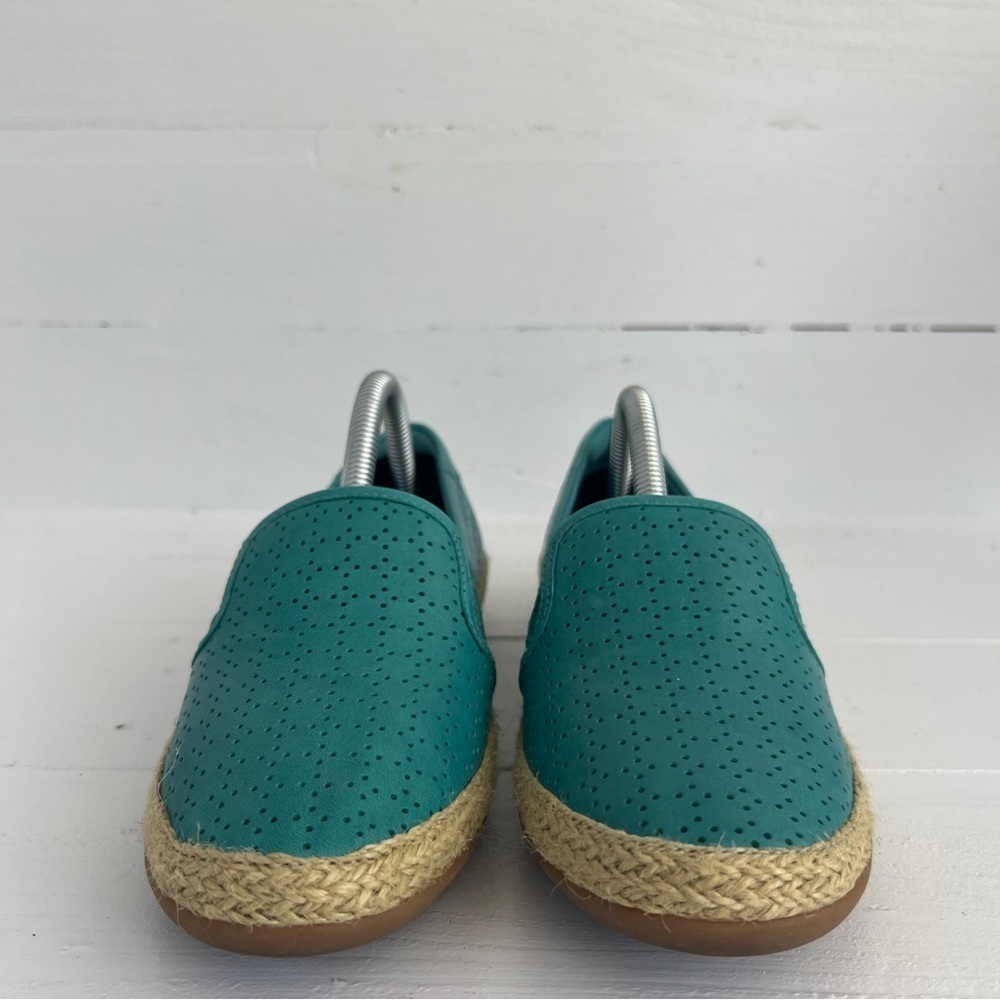 Clarks Collection Teal Blue Slip On Espadrilles Women's 5.5 M Flats 261344764030 - Picture 2 of 8